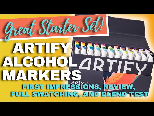 ARTIFY ALCOHOL MARKERS  Review, Full Swatching & Blend Test 