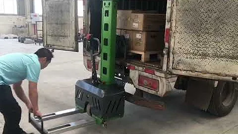 CJLIFT 500kg /1000kg full electric self loading stacker