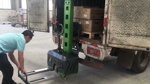 CJLIFT 500kg /1000kg full electric self loading stacker