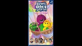 Barney's Big Surprise! Live on Stage 2000 VHS