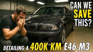Saving a 400,000km E46 M3: Insane Paint Correction Transformation!
