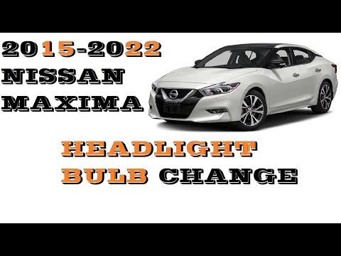 How to change replace Headlight bulb Nissan Maxima 2015-2022