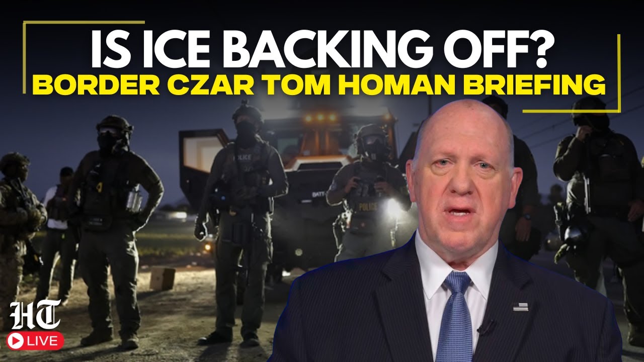 Live | Border Czar Homan To Hold Press Conference In Minneapolis Amid Ice Policy Review | Trump