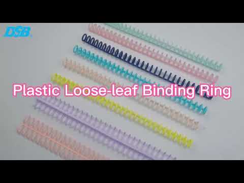 A4 Plastic Loose-leaf Binding Ring Binder Rings - DIY Binding Books, Documents,