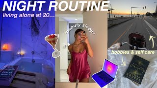 MY SELF CARE NIGHT ROUTINE! an afternoon living alone, pampering myself, & aesthetic cooking