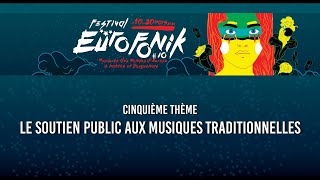 5 - Le Soutien Public Aux Musiques Traditionnelles - Rencontres Pro Eurofonik