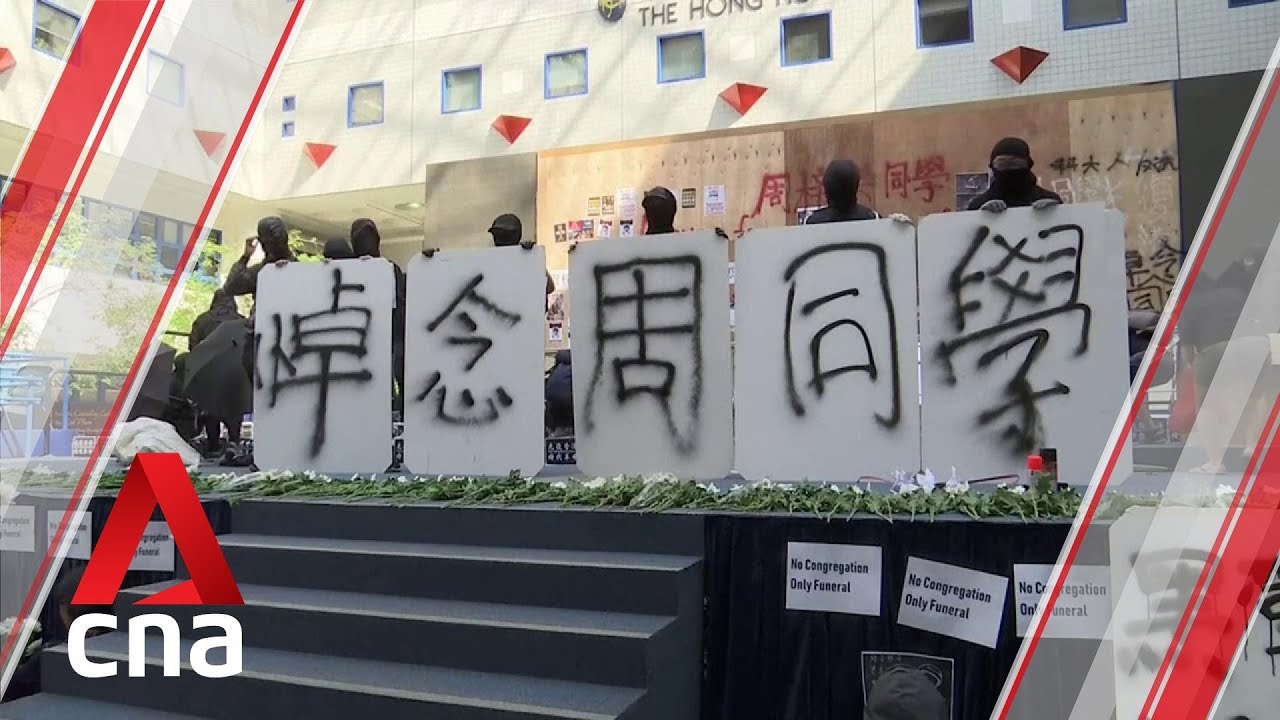 Hong Kong students protest death of university undergraduate
