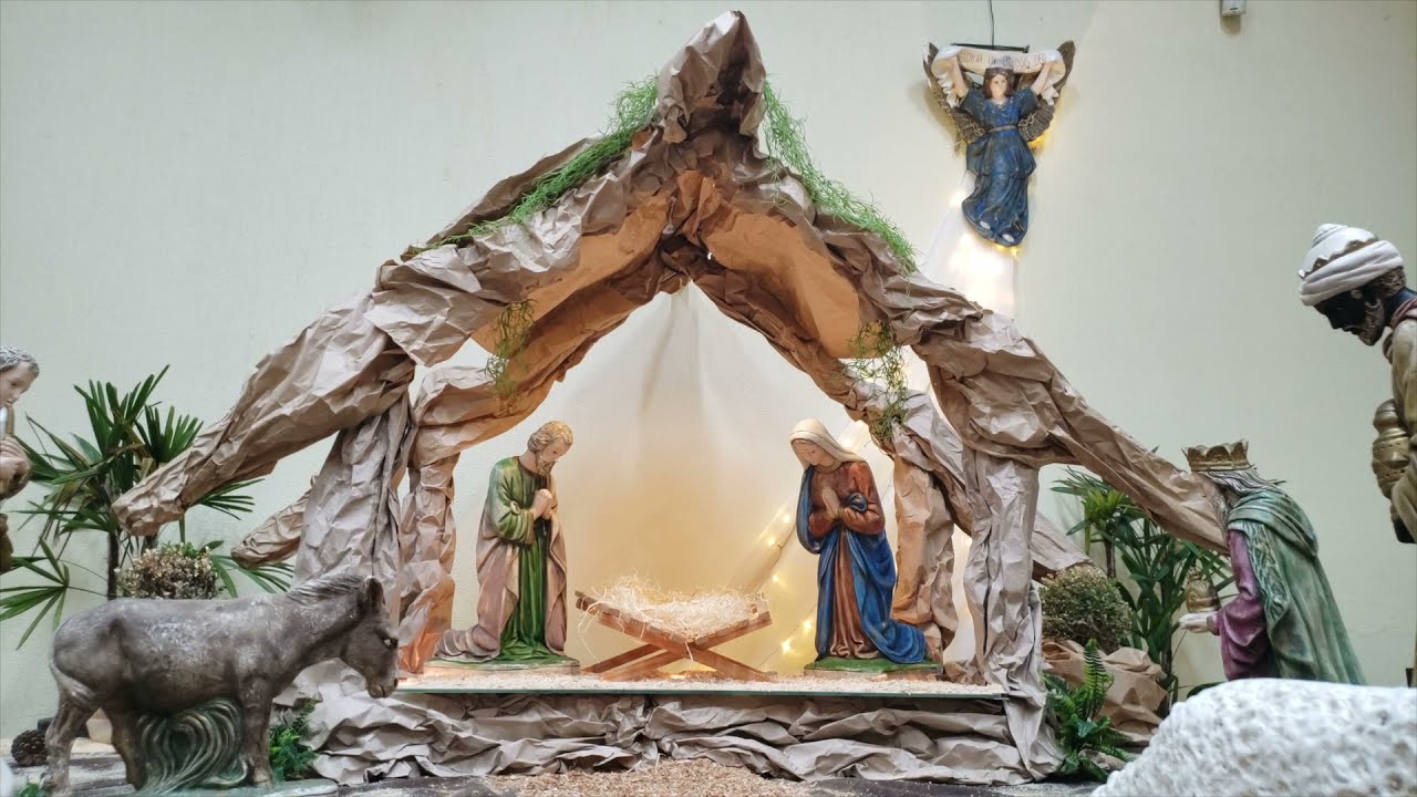 Montagem do presépio em time-lapse 2021 | Paróquia Nossa Senhora Aparecida ITU. ELE VEM !