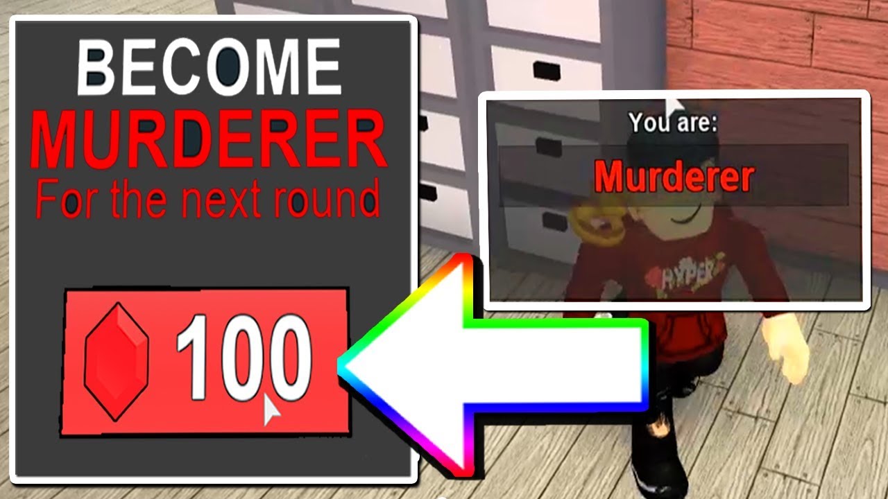 You Can Purchase Murderer In New Roblox Murder Mystery 3 Youtube - 3x the murderer roblox murder mystery 2