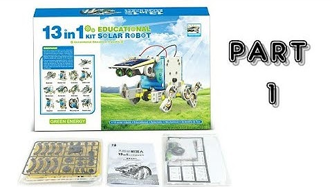 Unboxing 13 in 1 Solar Robot Kit/Part 1/Unboxing/Maker4 Tech