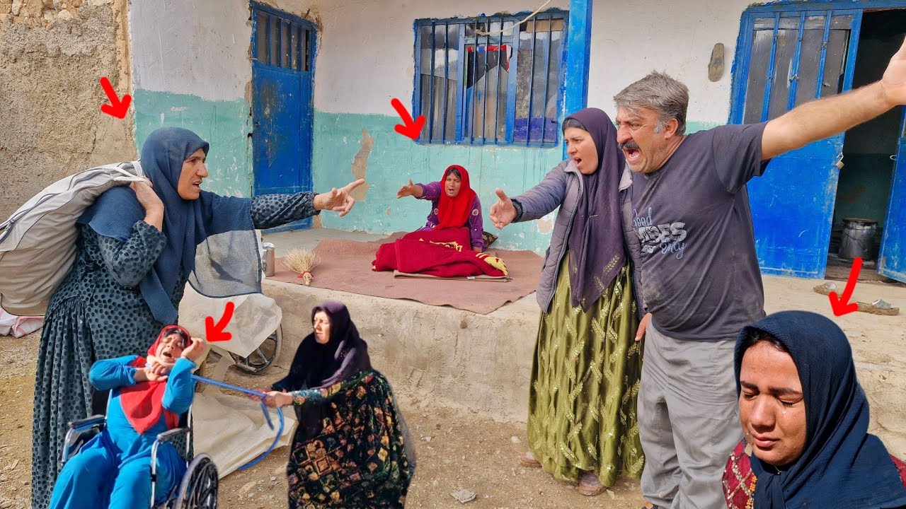 Aunt Zainab being kicked out by Ali and Aunt Zainab's anger at Ali