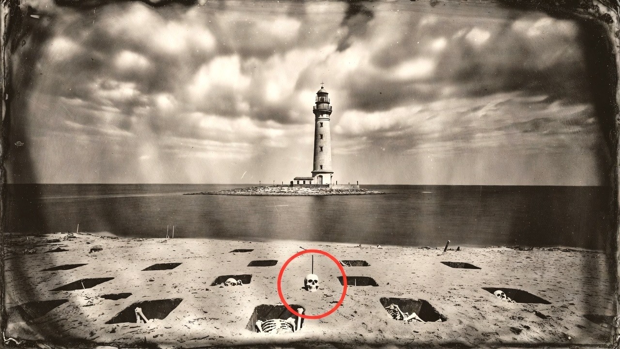 Nordsee 1974 Sturm enthüllte acht Gräber auf Leuchtturm-Insel