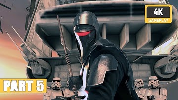 Star Wars: The Force Unleashed Gameplay Playthrough Part 5 Imperial Kashyyyk (4K ULTRA 60FPS)