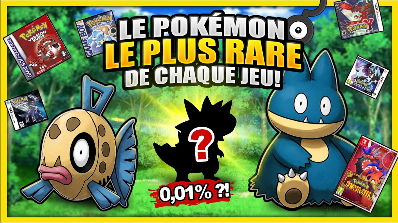 Le Pokémon Le Plus Rare de CHAQUE Jeu