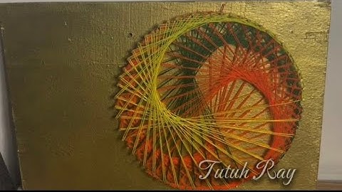 EASY STRING ART TUTORIAL ||WALL DECORATION #viral #hashtag #youtube #video #trending