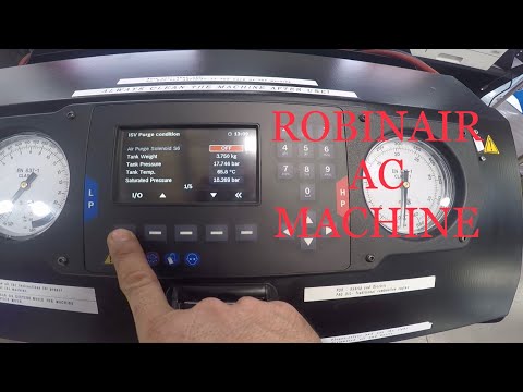 How To Fill Robinair Ac Machine