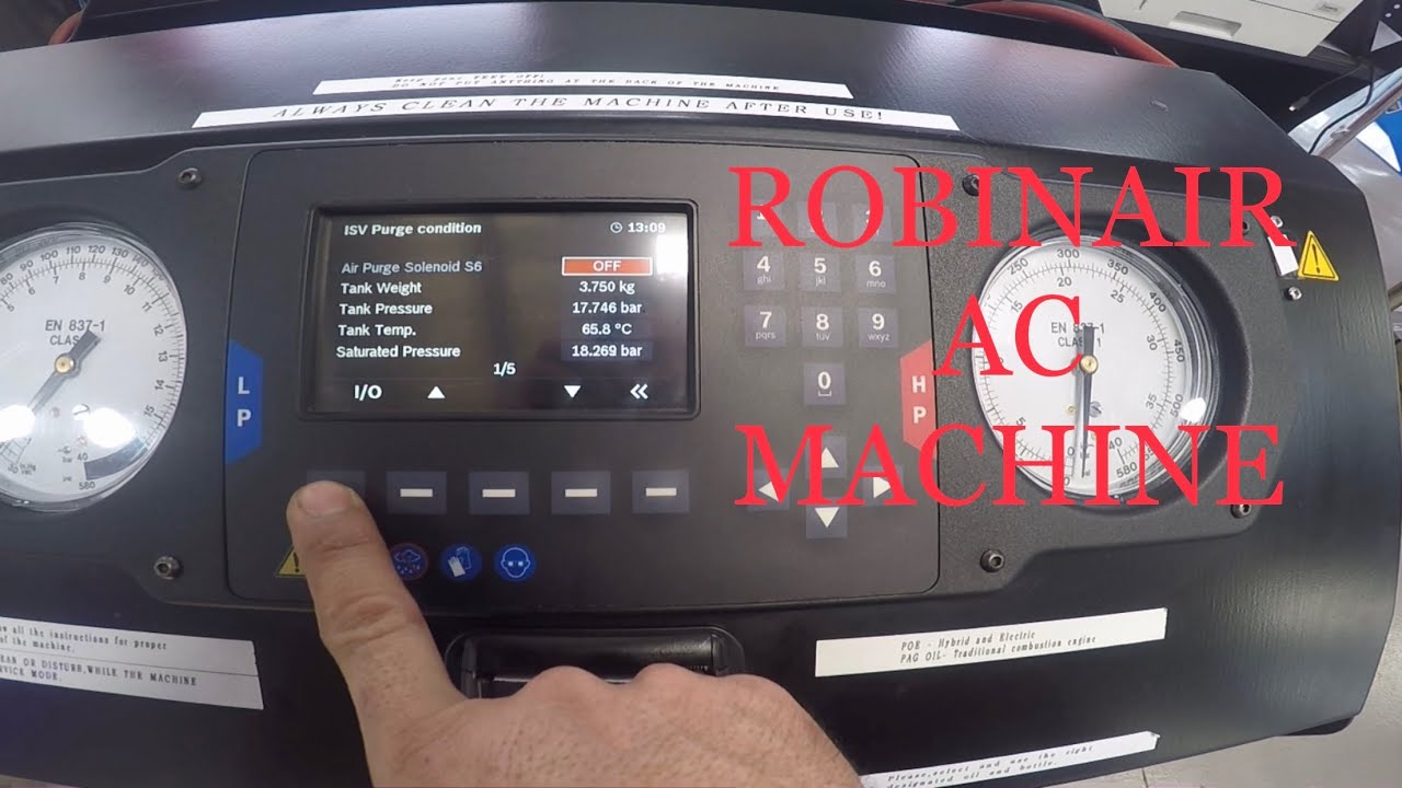 How to refill prion to Robinair AC1X34-3i machine - YouTube