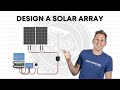 How to design a solar array for a diy camper electrical system