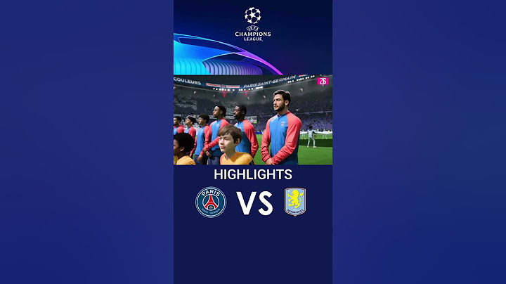 PSG vs. Aston Villa | Highlights | UCL 2024-25 : Quarter-finals 1st Leg | EAFC25