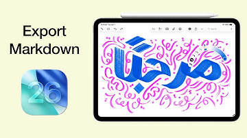 Apple Notes Updates (iPadOS 26): Export Markdown