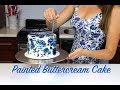 How To Paint A Floral Buttercream Cake | CHELSWEETS