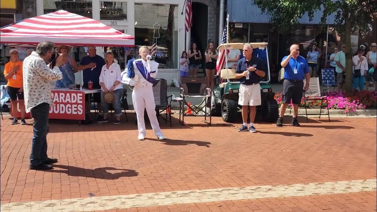 2024 Ionia Free Fair Parade National Anthem YouTube