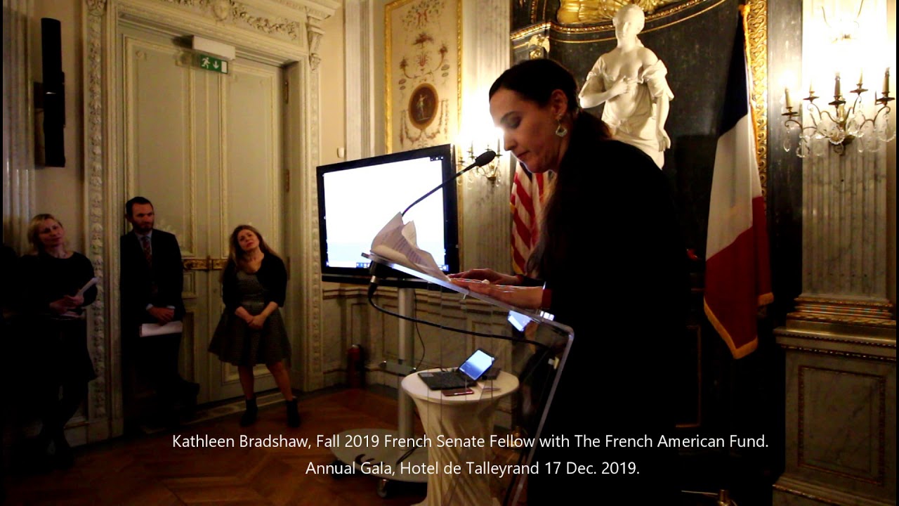 Kathleen Bradshaw French Senate Fellow Fall 2019