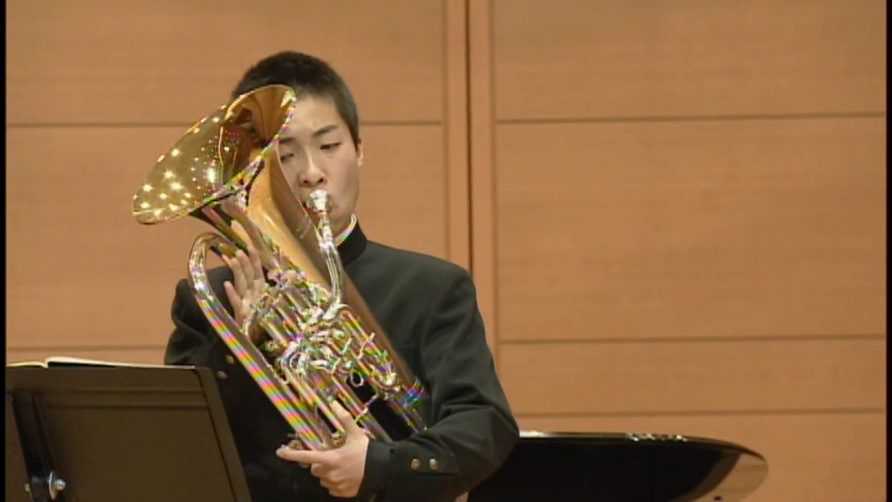英国の賛美歌による変奏曲 作曲 P スパーク Variants On An English Hymn Tune 第２4回全国中学生 高校生管打楽器 ソロコンテスト 関西大会中学生部門 Youtube