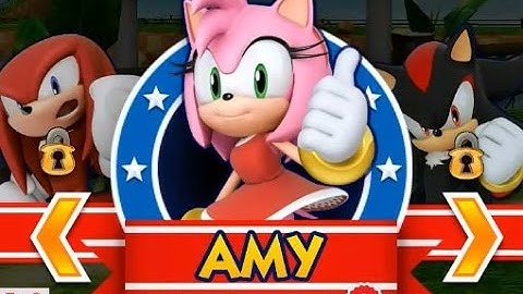 Sonic Amy games sonic dash - All levels gameplay android, ios H002