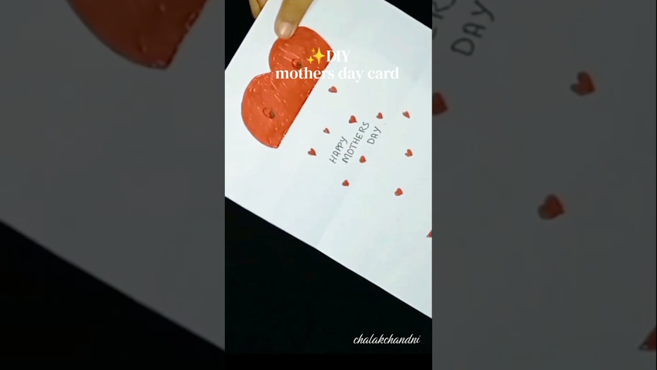 DIY easy mothers day card 