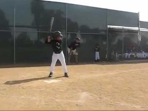 6 Year Old Kid Kameron Lopez First Home Run at LAYB