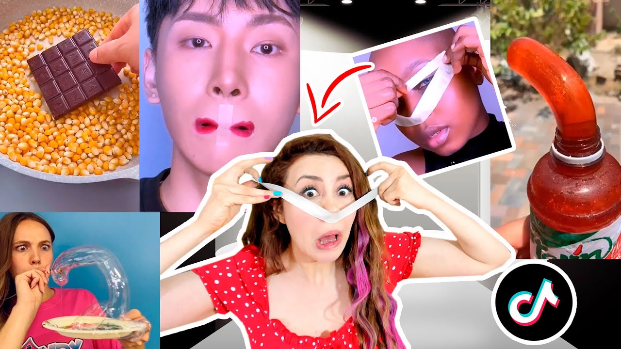 Desmintiendo 🤡 las 7 tendencias más virales  de tiktok - MAIRE CONTRA HACKS