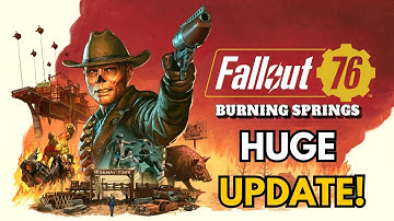 HUGE UPDATE! Map Expansion, The Ghoul & New Events Coming To Fallout 76!