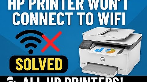 [SOLVED] HP PRINTER WON