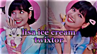 Blackpink Lisa Ice Cream Mv Twixtor