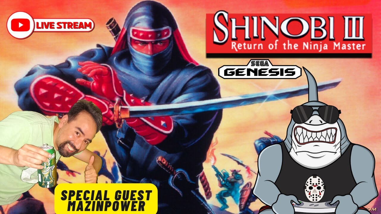 Shinobi 3: Return of the Ninja Master (Sega Genesis) - Special Guest Mazinpower