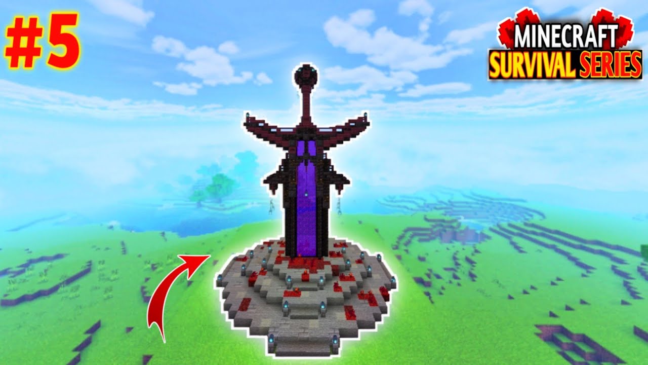 I Build A Nether Sword Portel || Minecraft Survival Series || Episode 5 ...