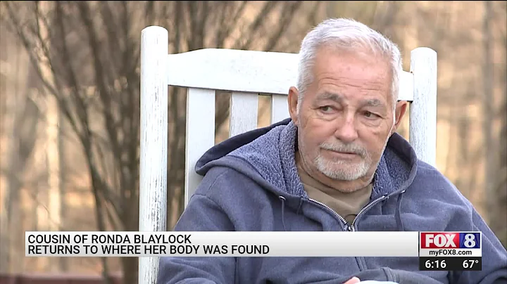 The secluded area where Ronda Blaylock's body was ...