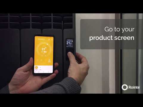 Connect Rointe heating with Android device - YouTube