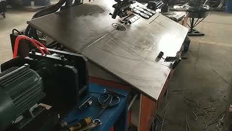 2D CNC Wire Bending Machinery with chamfering function