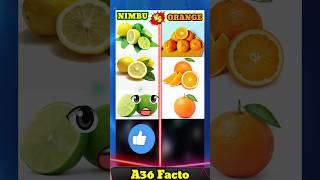 Nimbu Vs Orange❓| #shorts #short #viral #shortvideo  || @MRINDIANHACKER @CrazyXYZ Resimi