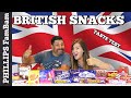 UK BRITISH FOOD TASTE TEST | AMERICANS TRY BRITISH SNACKS TASTE TEST | PHILLIPS FamBam Taste Tests