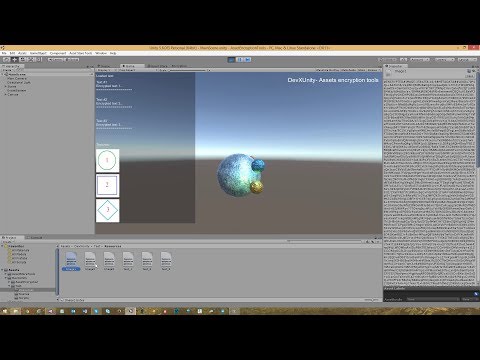 DevXUnity Assets encryption tools