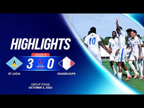 St. Lucia vs Guadeloupe | 26/27 Concacaf Nations League Group Stage
