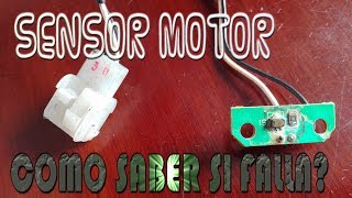 SENSOR MOTOR LAVADORA MABE, COMO SABER SI FALLA?