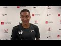 Donavan brazier says he has never run an hour in his life