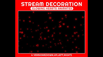 Animated Pink Heart Particle Stream Overlay – Twitch Stream Overlay for OBS & Streamlabs