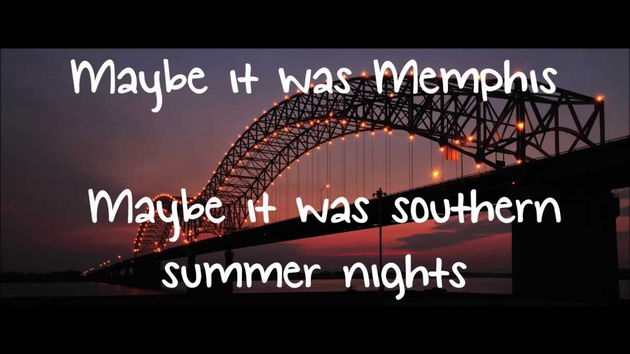 Danielle Bradbery Maybe it was Memphis Lyrics