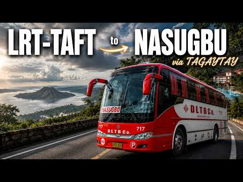 🚌 FIRST TIME making a BUS Ride Travel Vlog | LRT-TAFT to NASUGBU  🇵🇭  ROUTE