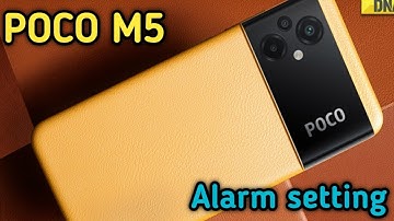 How To Set Alarm In Poco M5, Alarm Setting In Poco M5, Poco M5 Mein Alarm Kaise Set Karen,